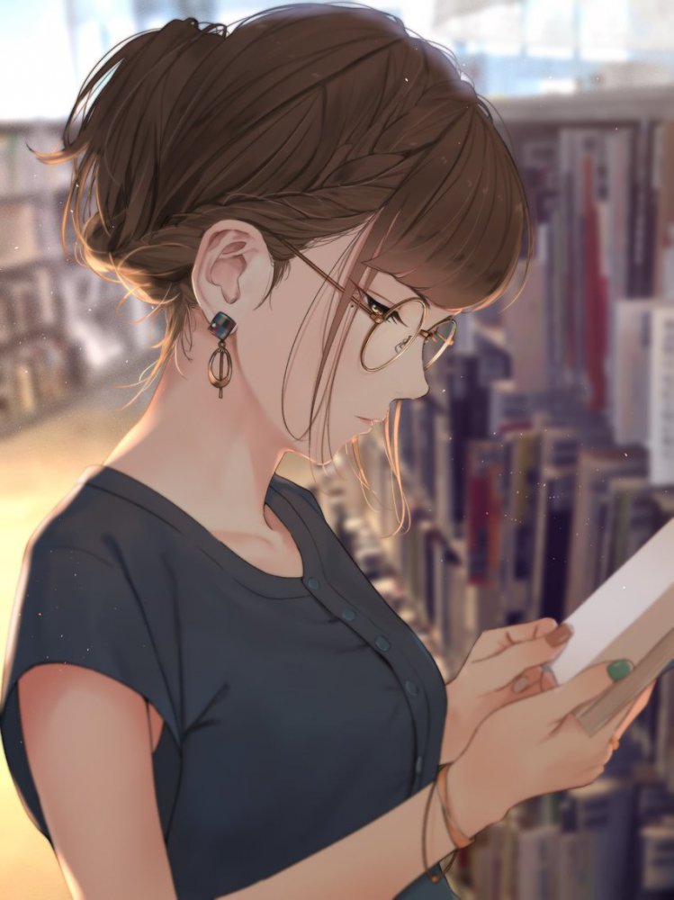【二次】眼鏡女子画像　その１８